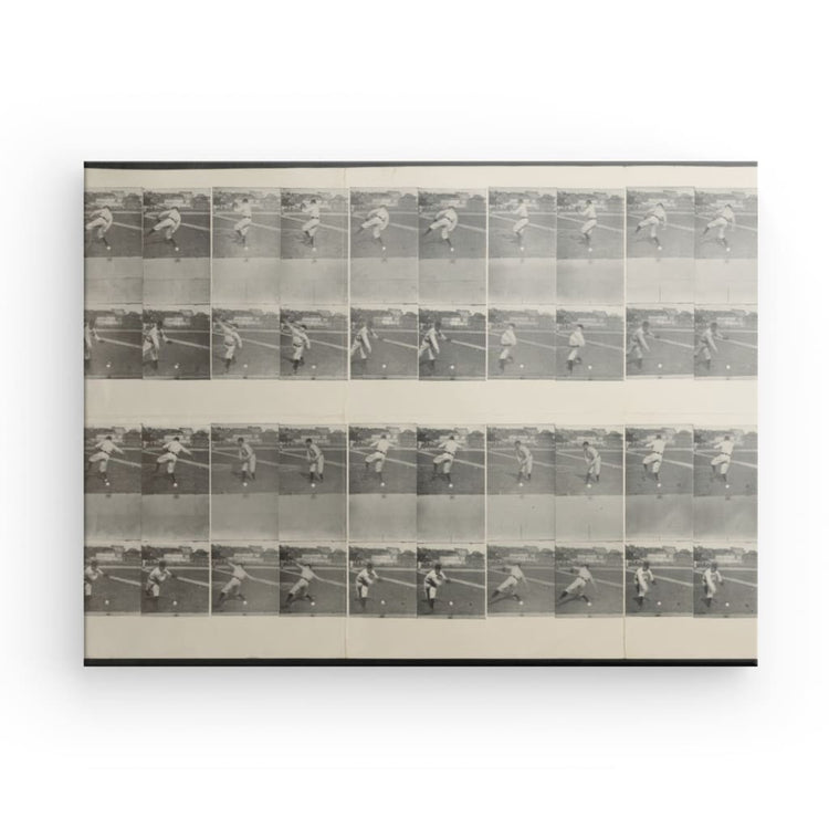 Capture the essence of baseball history with this stunning canvas print of Mordecai Brown, also known as Three Finger Brown. Taken by renowned photographer Eadweard Muybridge, this collotype showcases the legendary pitcher making it a must-have for any baseball fan or collector.